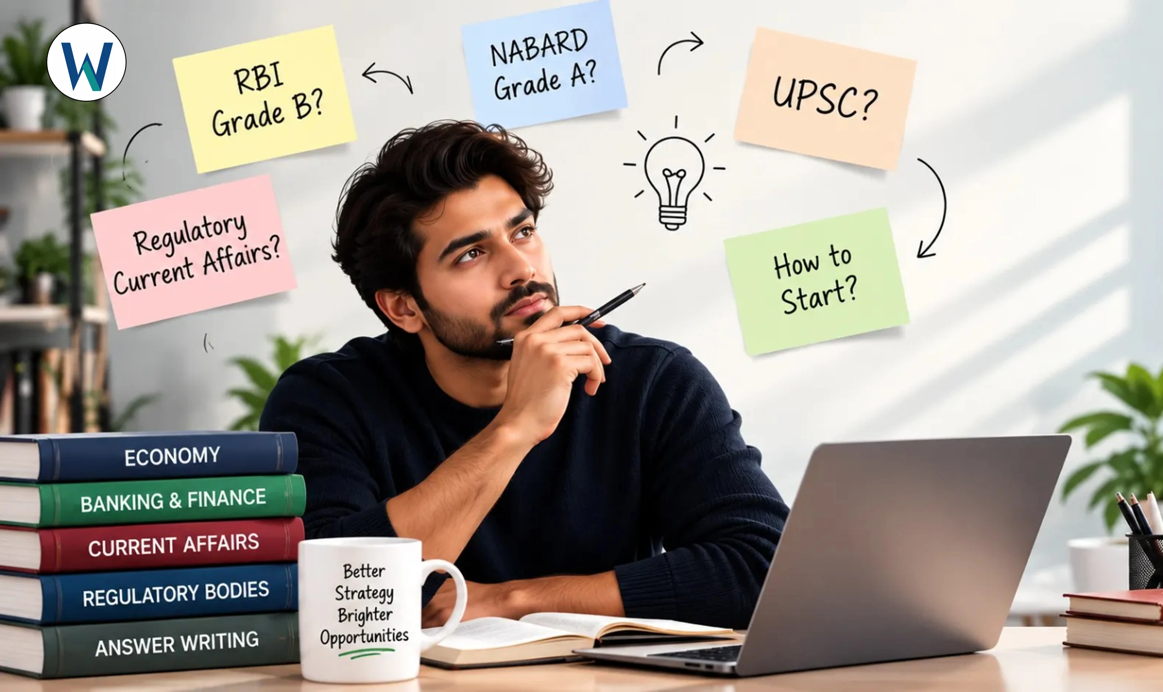 Confused learner choosing the right finance course