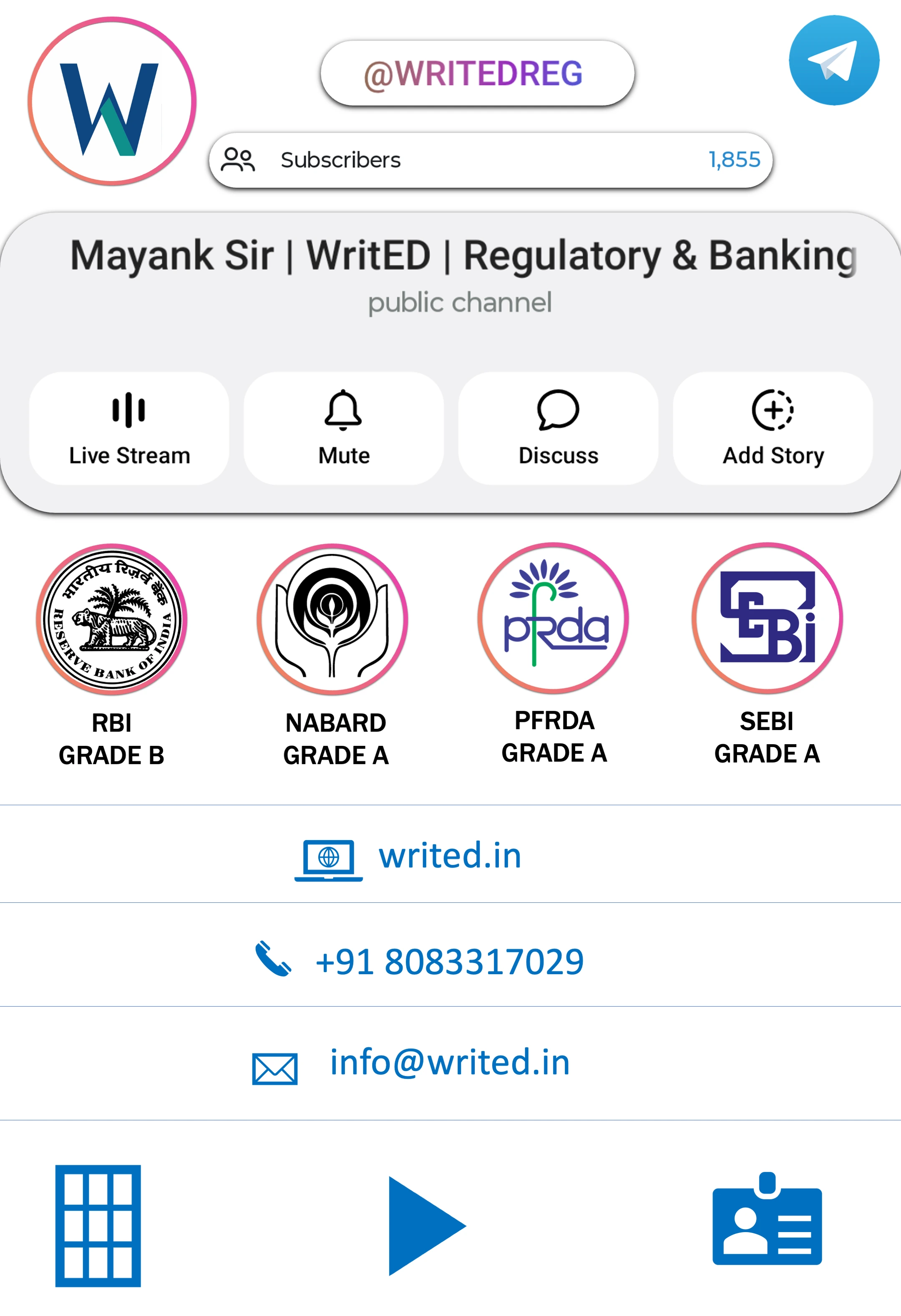 WritED on Telegram